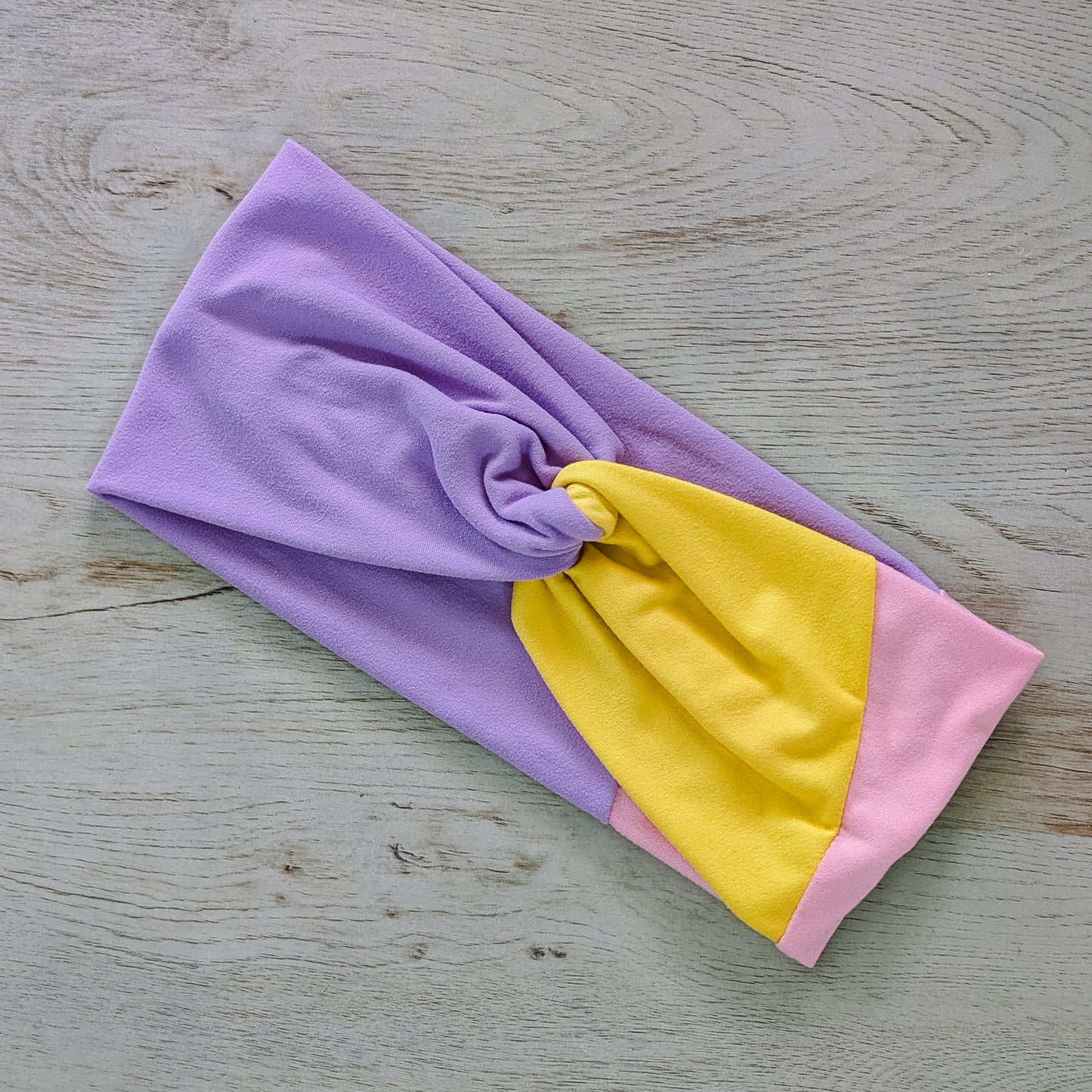 Three Tone Pink, Yellow and Purple Knotem