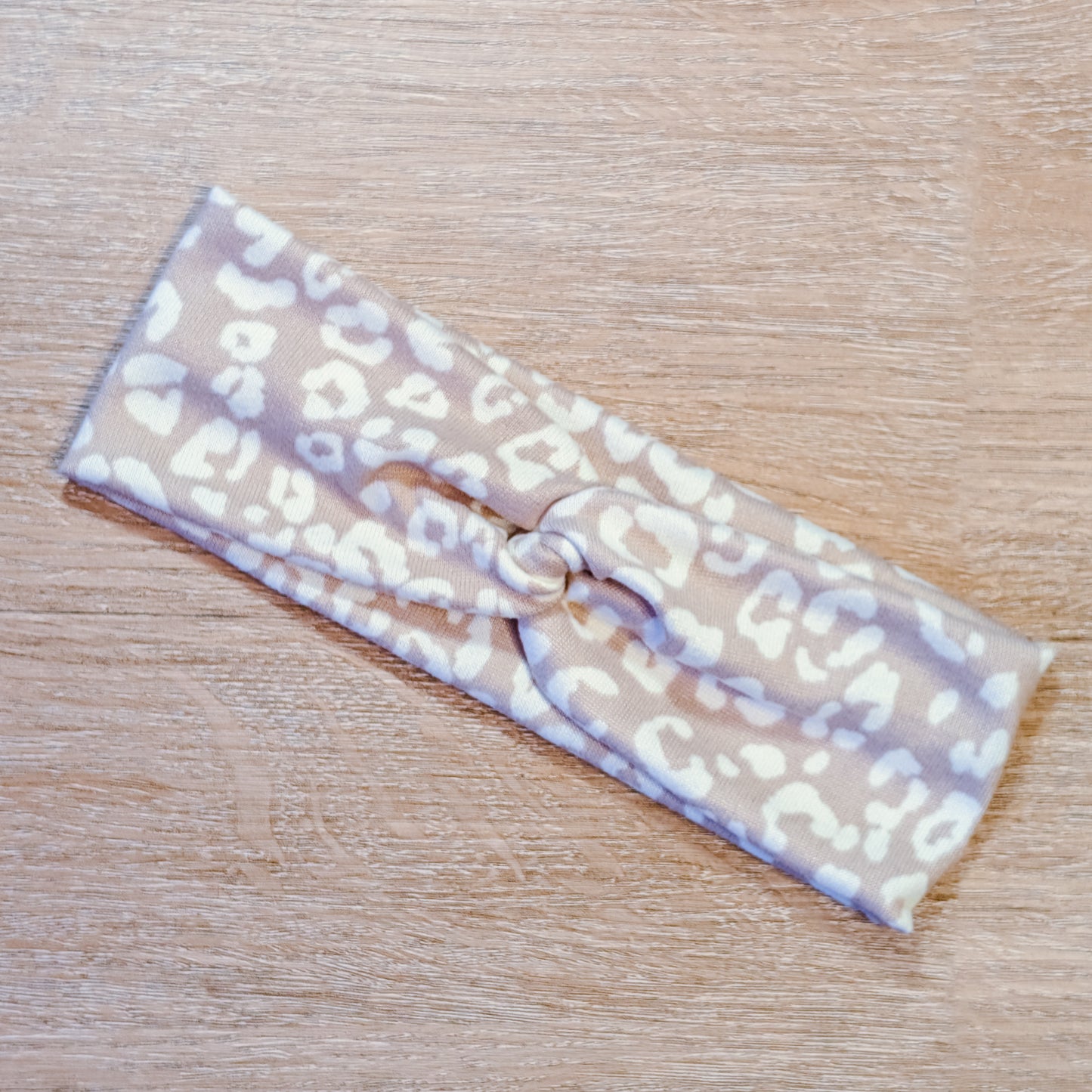 Tan Animal Print Sweater Knotem