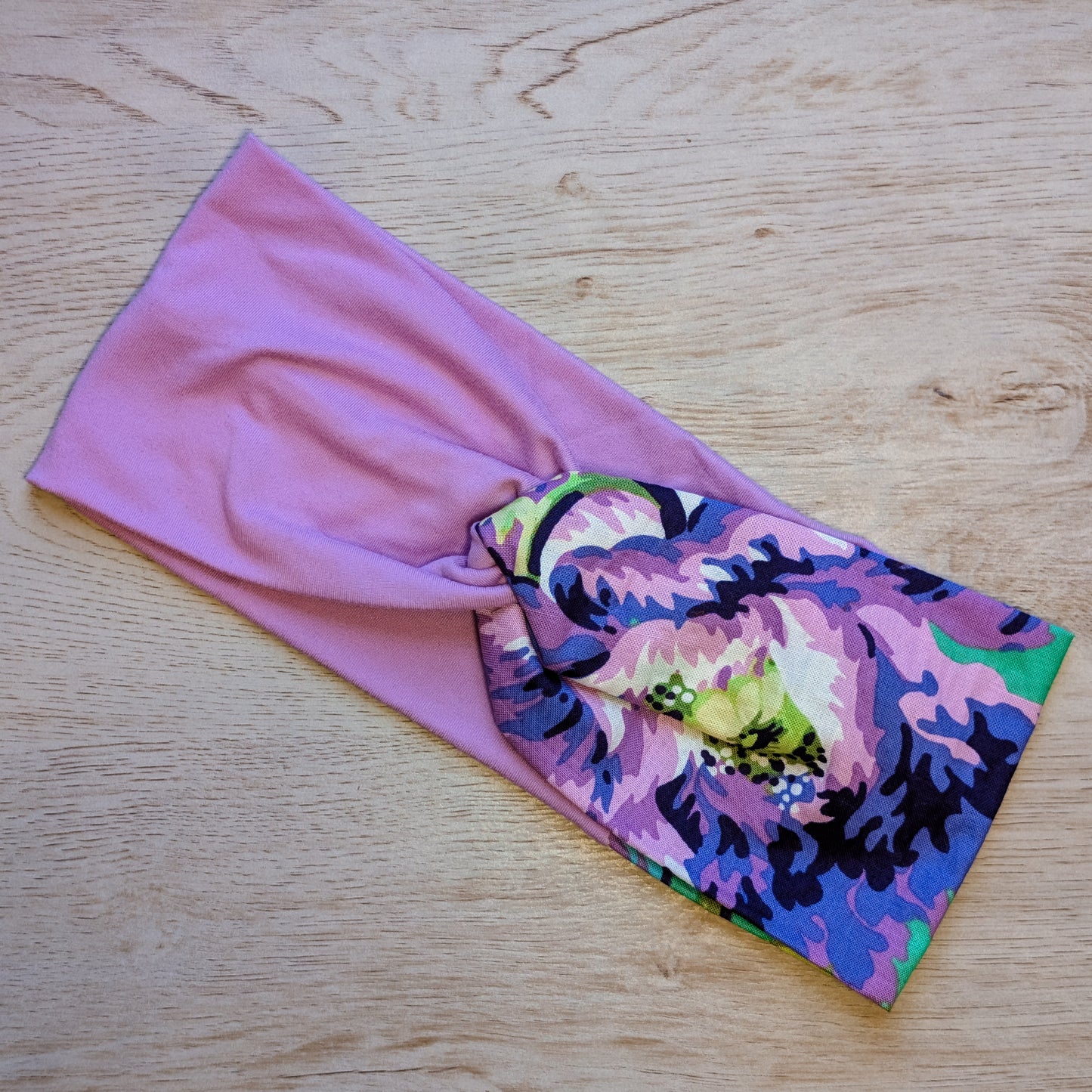 Two Tone Lilac Tie Dye Knotem