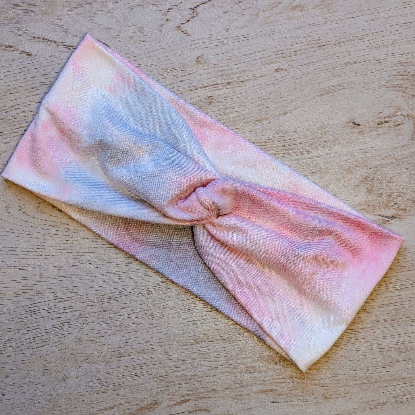 Pastel Pink and Blue Tie Dye Knotem