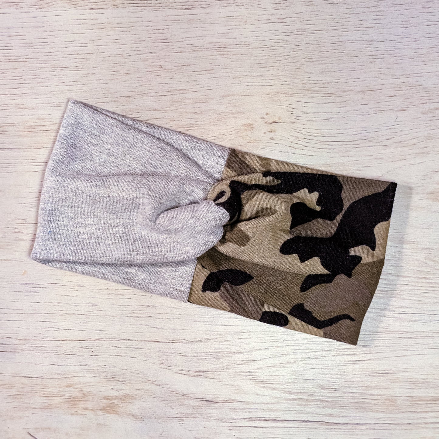 Two Tone Grey and Brown Camo Knotem