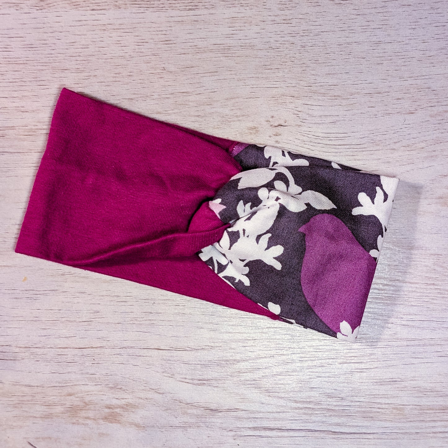 Two Tone Plum w/Purple Bird Knotem