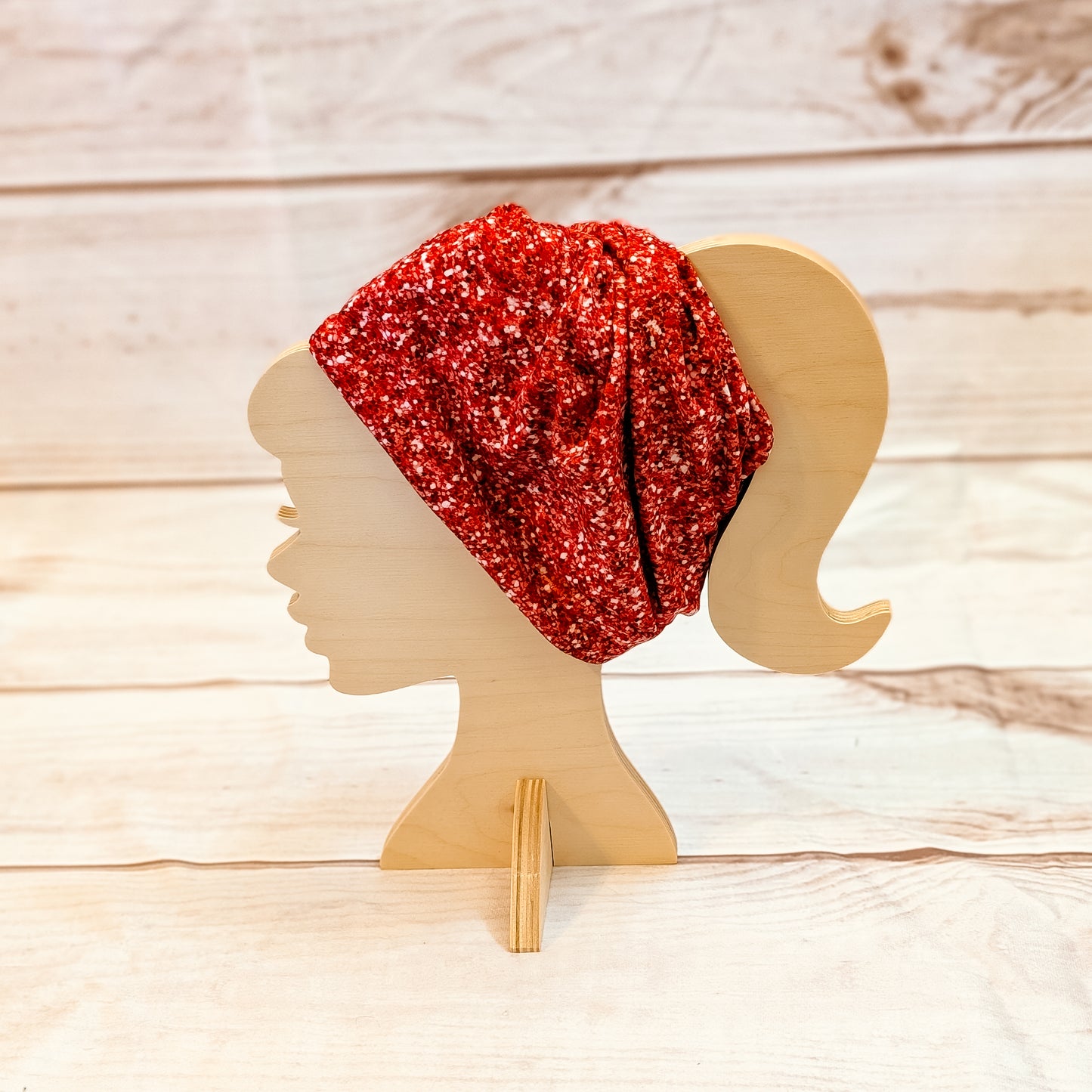 Faux Red Glitter Twistem