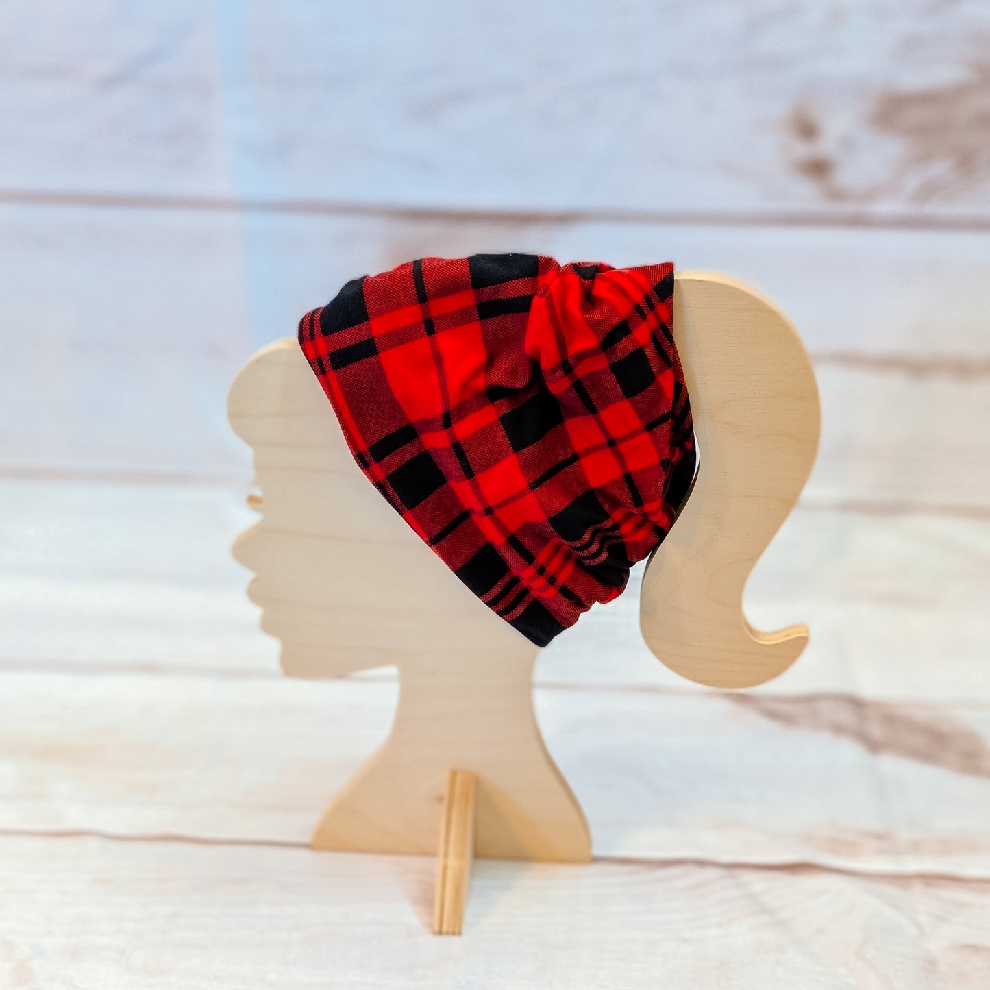 Black and Red Plaid Twistem