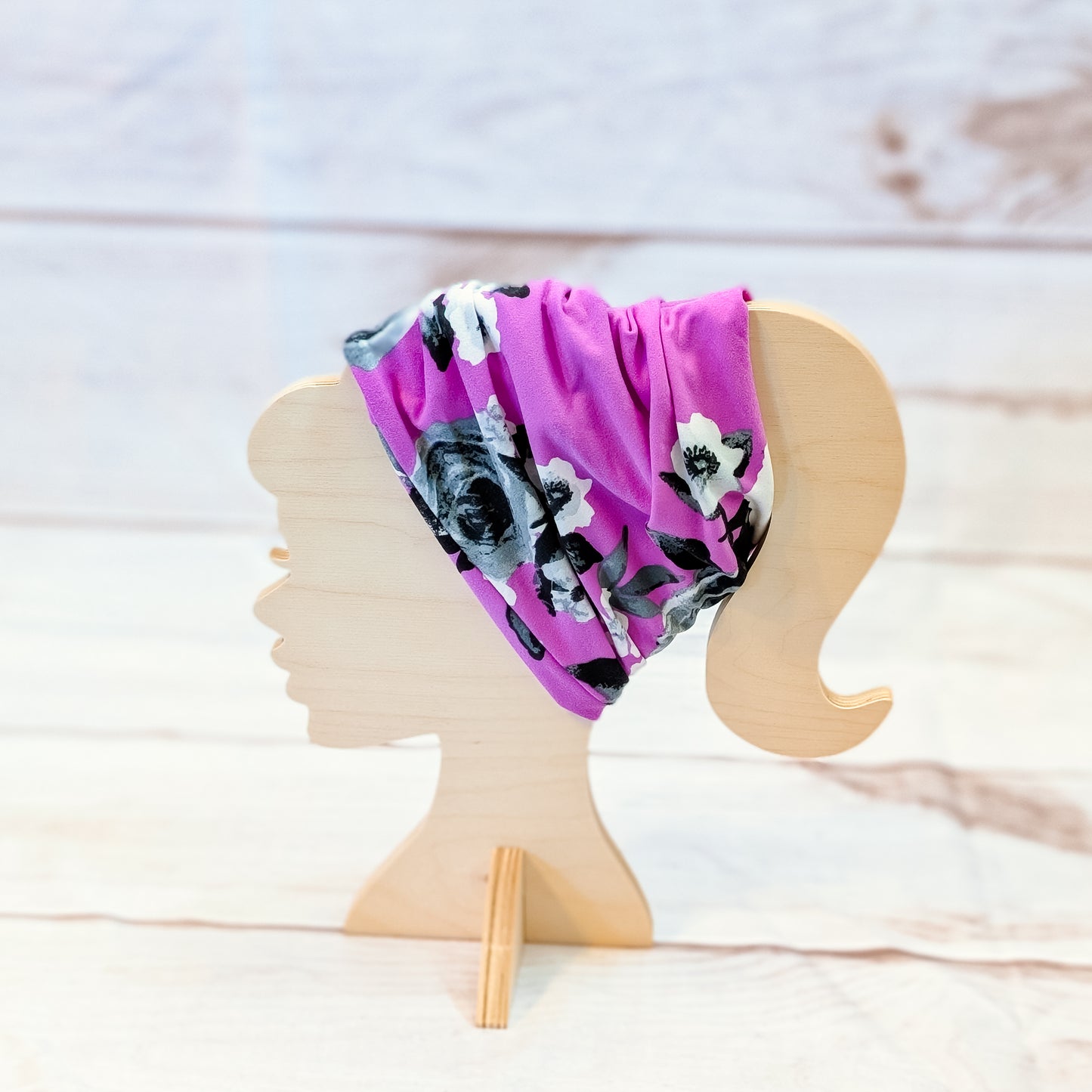 Florals on Muted Neon Purple Twistem