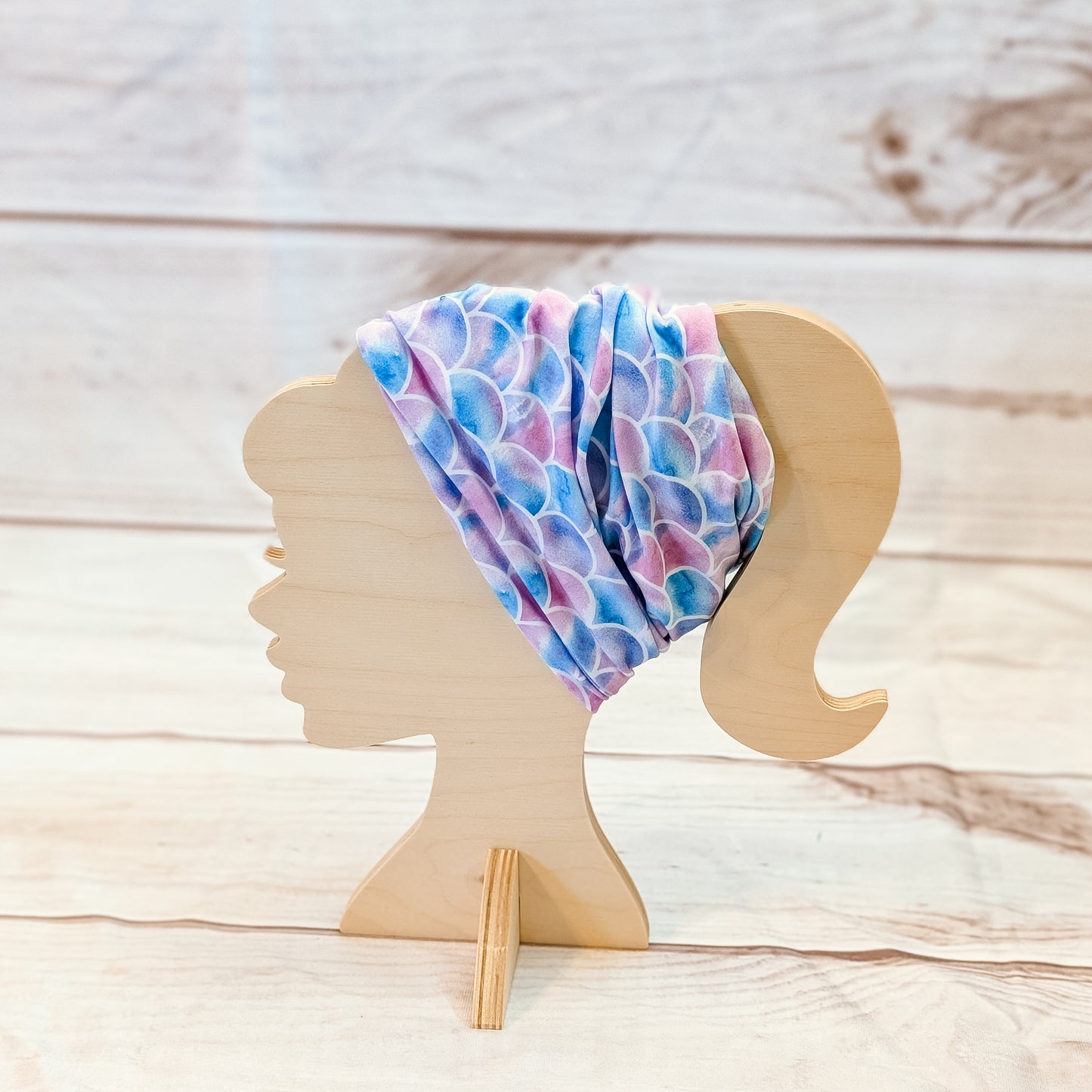 Pink and Blue Tie Dye Scales Twistem