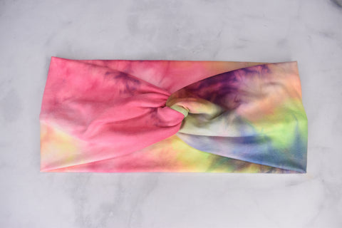 Muted Rainbow Tie Dye