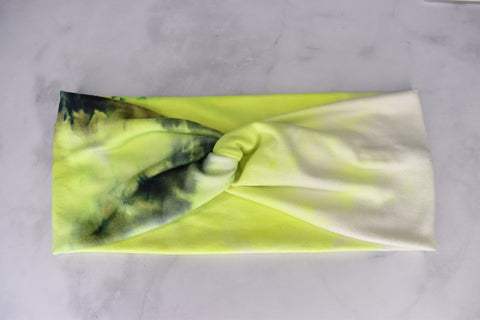 Lime Yellow Tie Dye