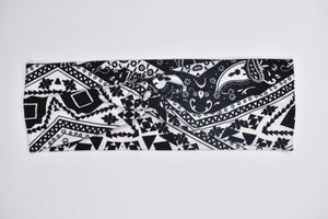 Black and White Bandana