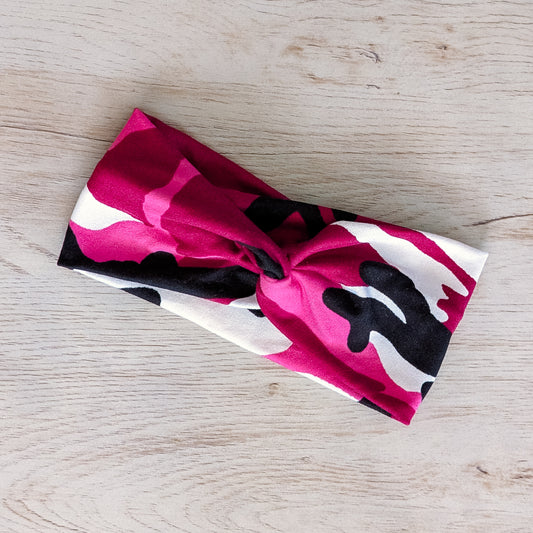 Dark Pink Camo Knotem