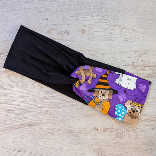 Two Tone Halloween Dogs Knotem