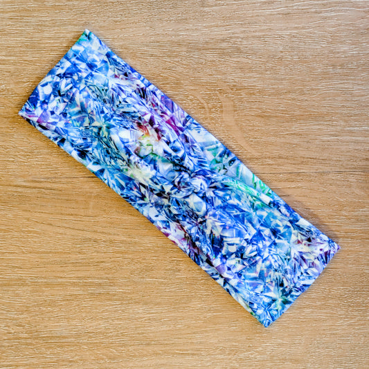 Purple Blue and Green Crystal Knotem