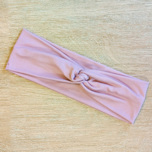 Solid Dusty Mauve Knotem