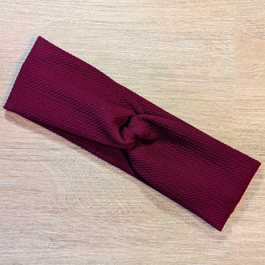 Maroon Jacquard Knotem