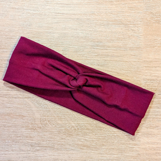 Solid Burgundy Knotem