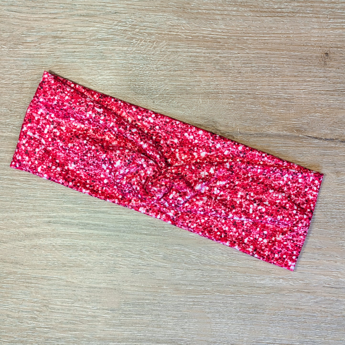 Pink Faux Glitter Knotem