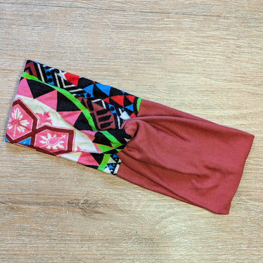Rust Red Tribal Two Tone Knotem