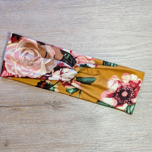 Mustard Floral Knotem