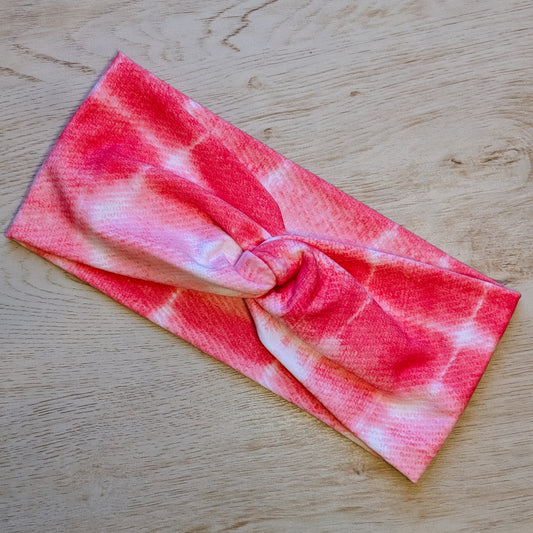 Rose Pink Tie Dye Knotem