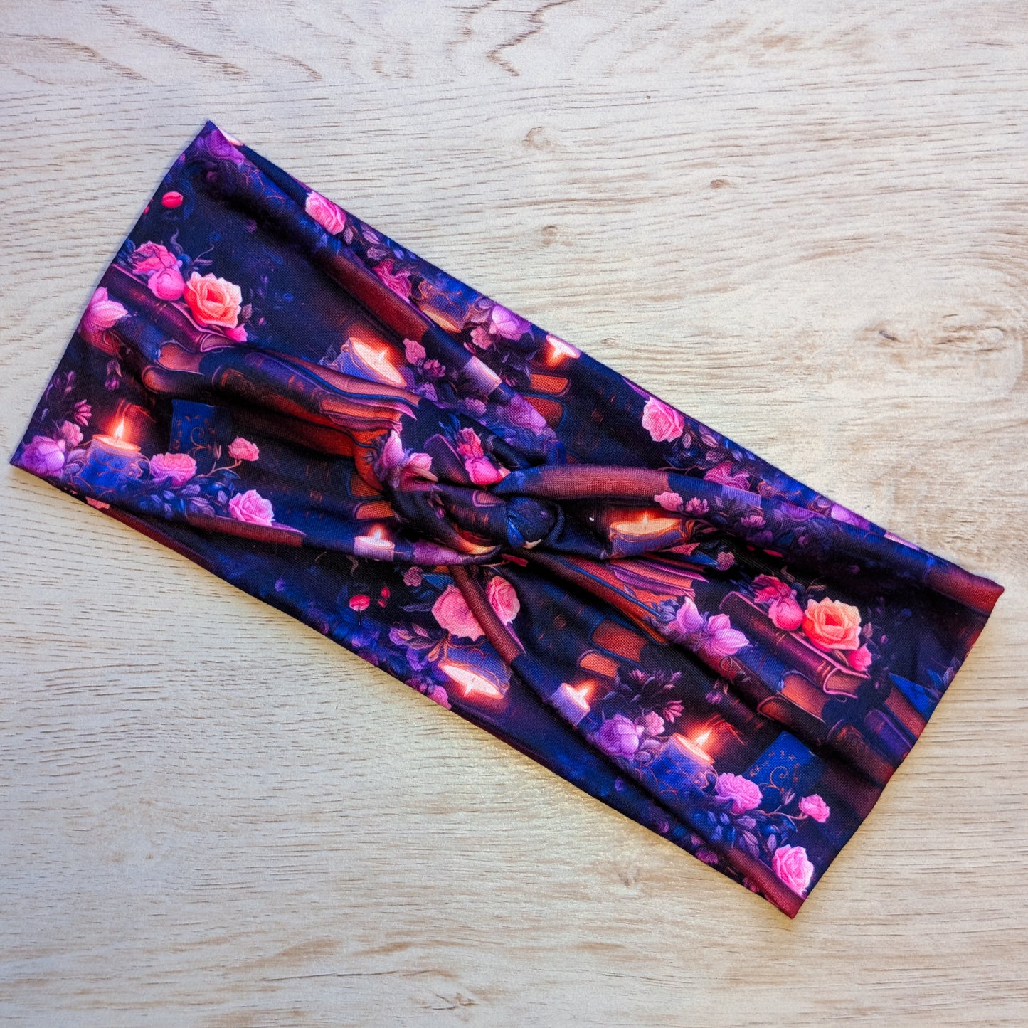 Orange/Pink Floral on. Navy Knotem