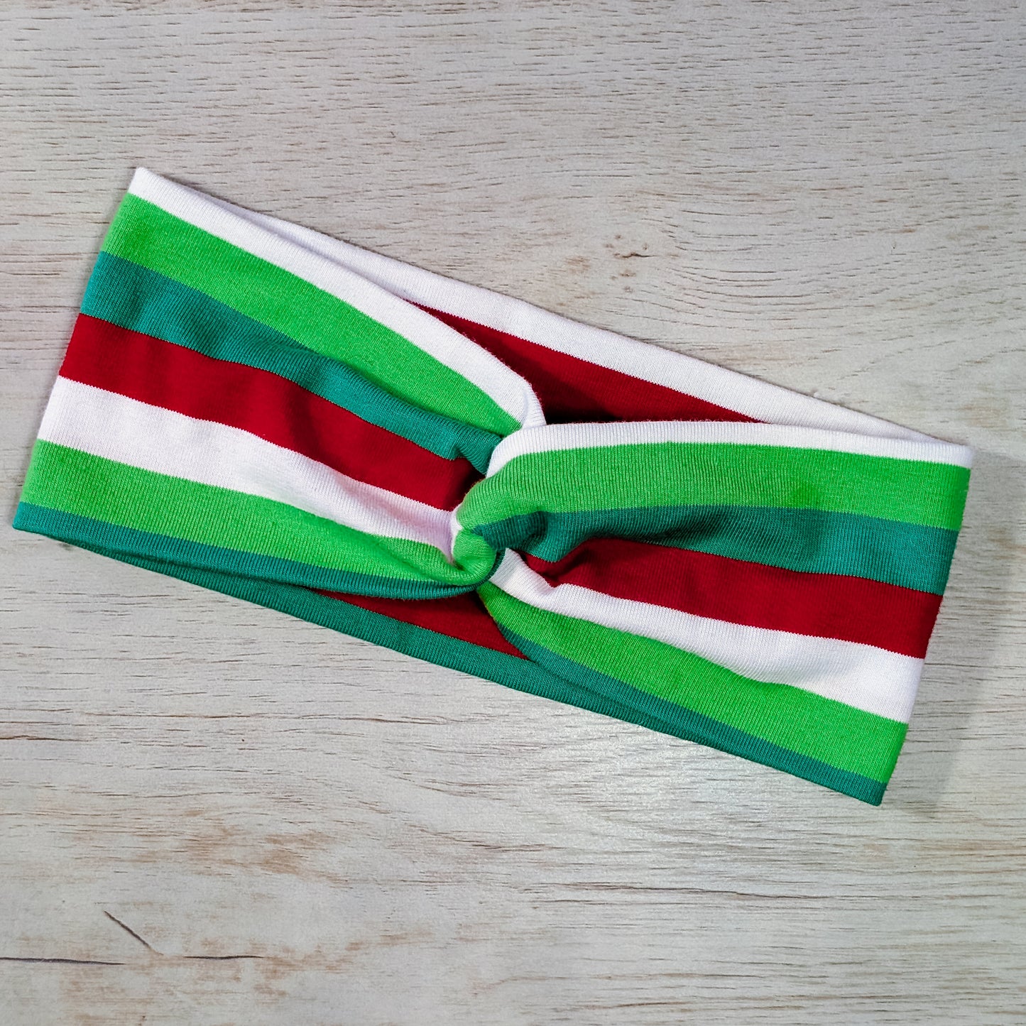 Red/Green/White Stripes Knotem