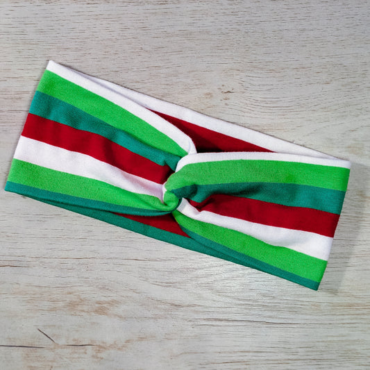 Red/Green/White Stripes Knotem