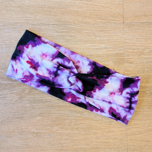 Plum/Black Tie Dye