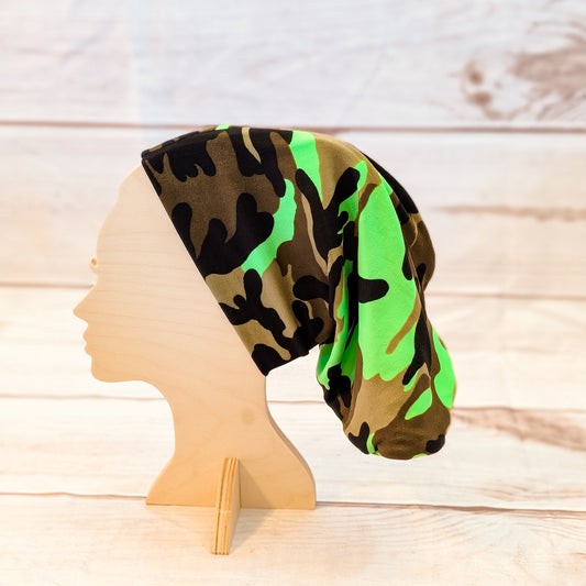 Neon Green Camo Slouchem