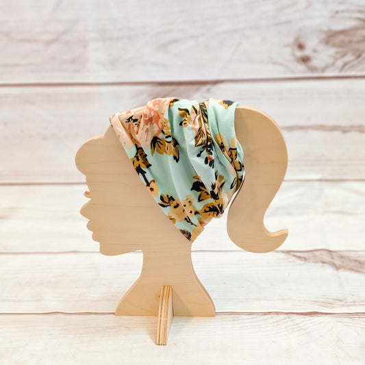 Light Blue Floral Twistem