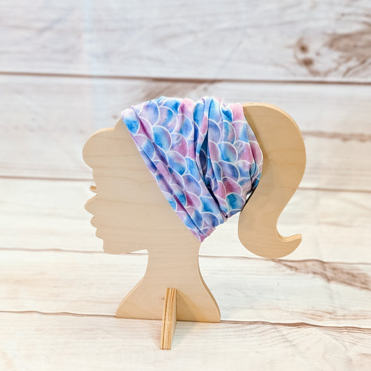 Pink and Blue Tie Dye Scales Twistem