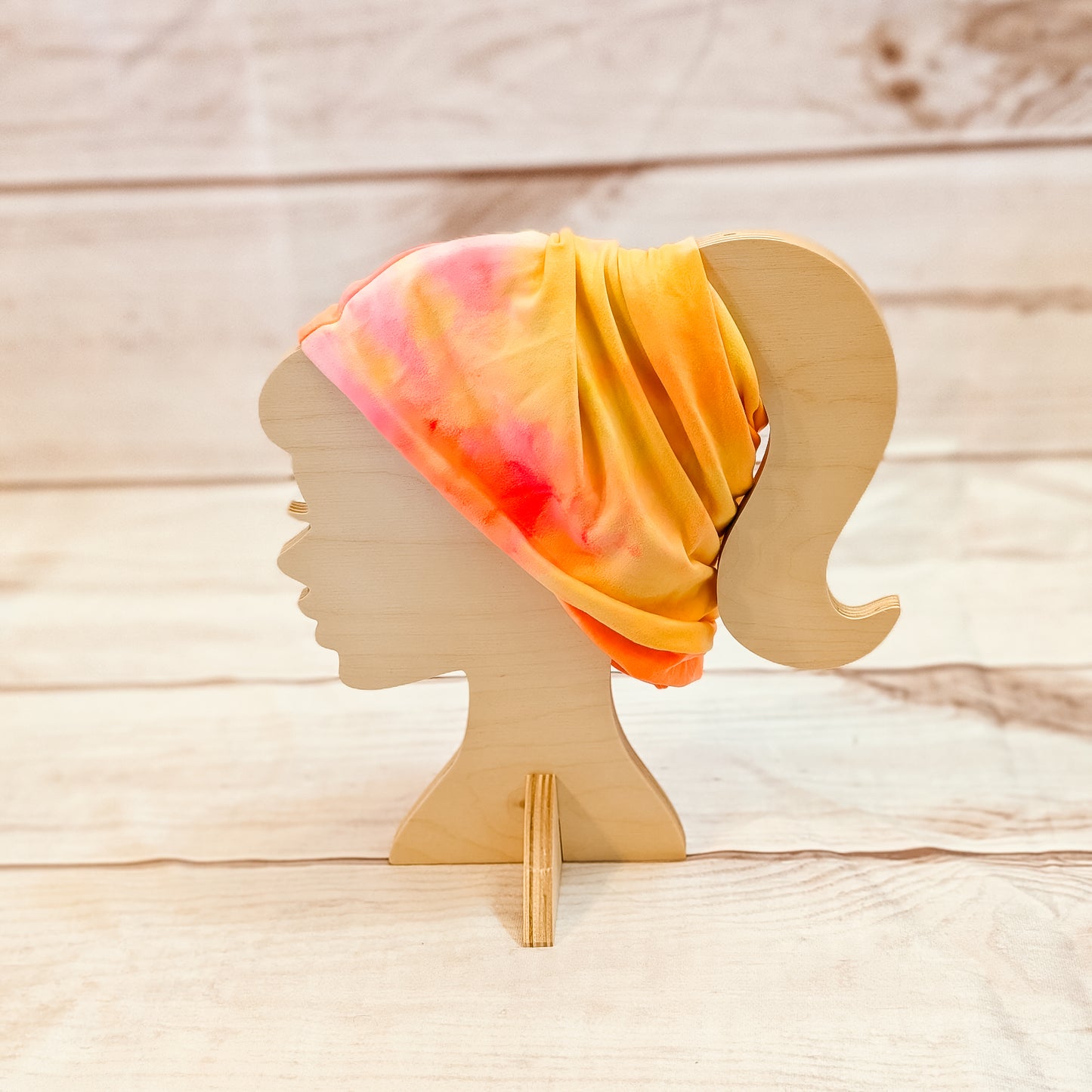 Neon Pink and Orange Tie Dye Twistem